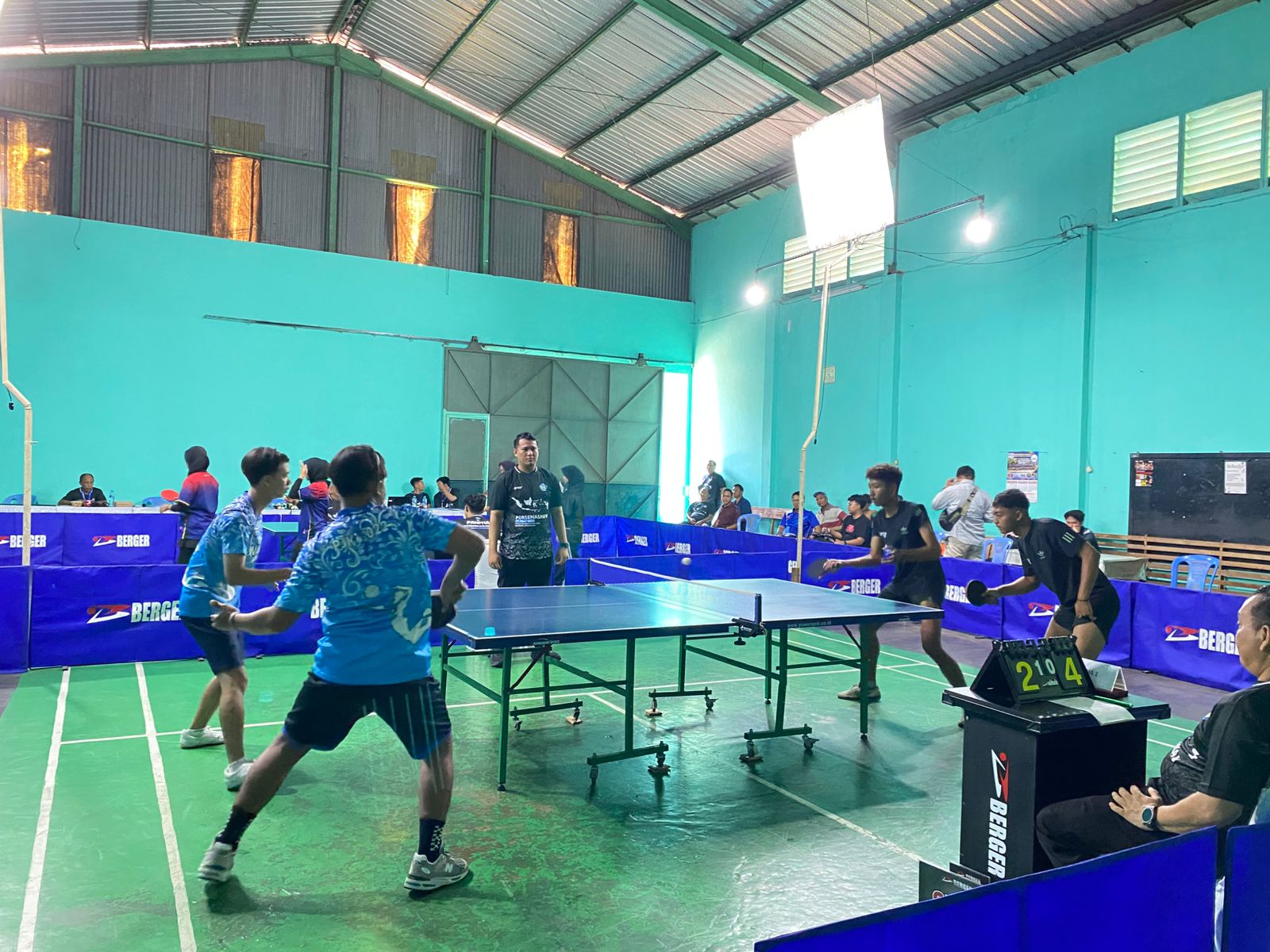 Pertandingan Cabang Olahraga Tenis Meja PORSENASMA V PT PGRI 2025