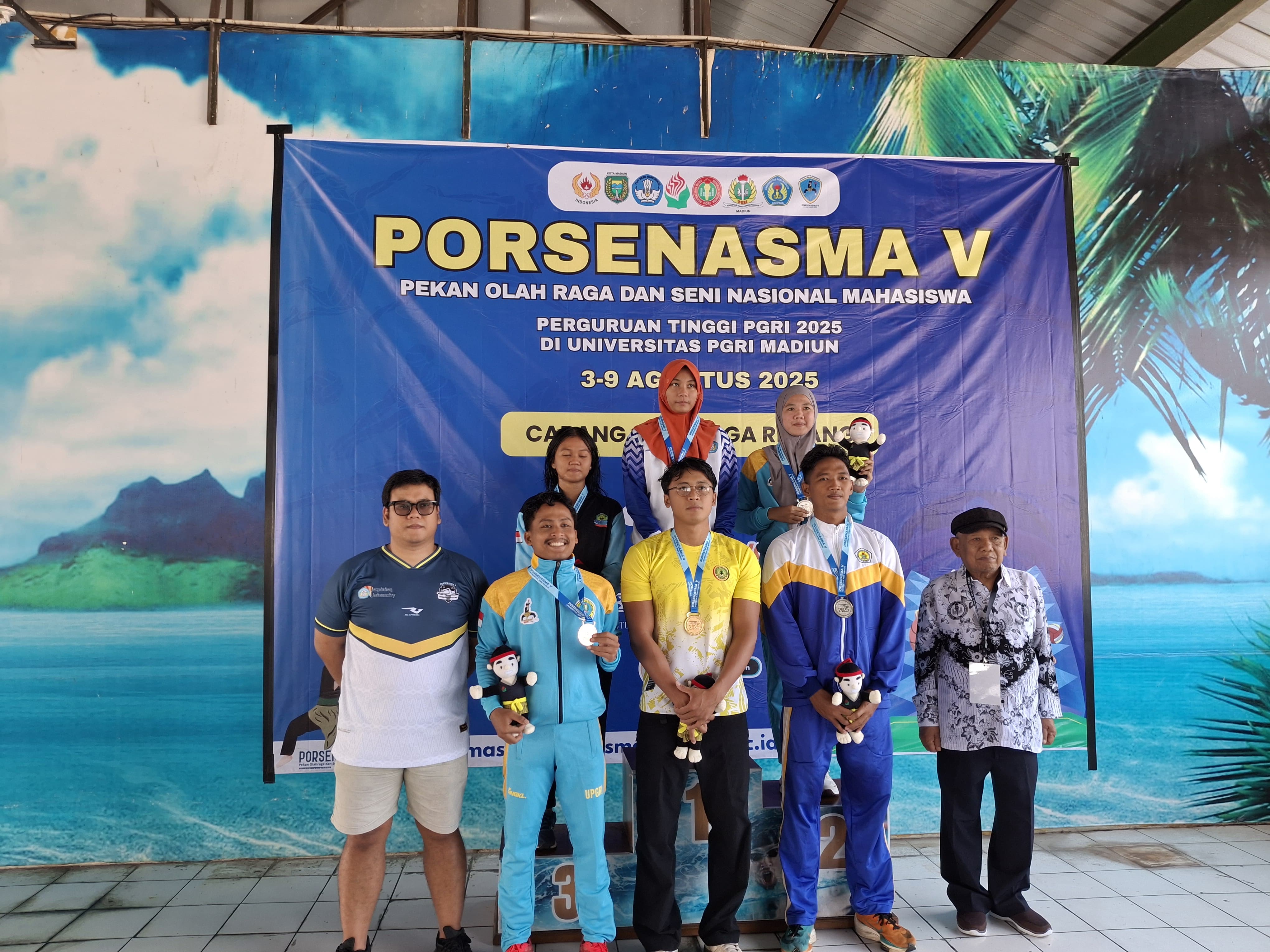Pertandingan Cabor Renang Porsenasma V PT PGRI 2025