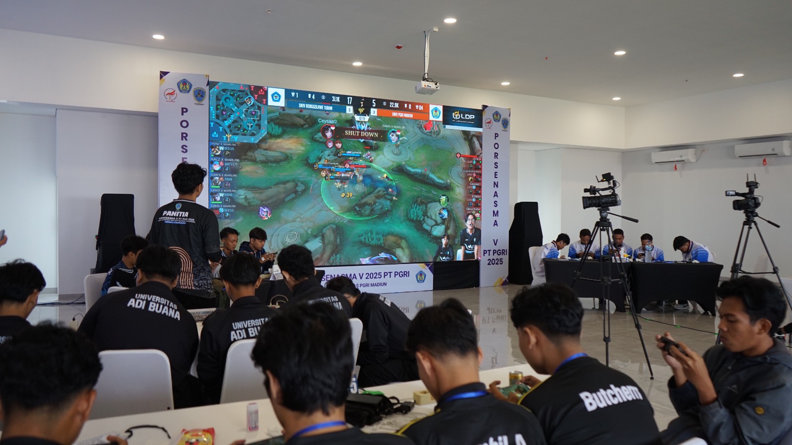 Pertandingan Cabang Olahraga E-Sport  PORSENASMA V PT PGRI 2025
